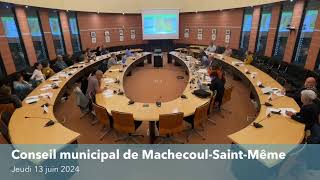 Conseil municipal de MachecoulSaintMême partie1 [upl. by Iinde]