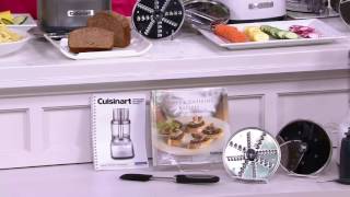 Cuisinart 11 Cup Food Processor w 2 Discs Spatula amp Recipe Book on QVC [upl. by Atekan]