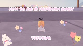 How to be a newborn baby in berry avenue tutorial [upl. by Nee980]