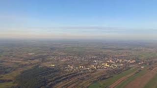 Pełne lądowanie na lotnisku w Lublinie LUZ Airport  Full landing in LUZ  30102023 [upl. by Adnilav]