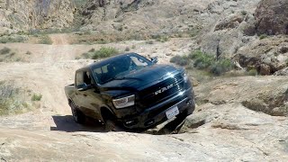 Lifted 2019 RAM 1500 6quot Fabtech  Will It Flex Offroading Footage [upl. by Rolat986]