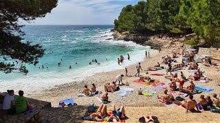 Gortanova uvala beach Lungomare Pula Croatia [upl. by Hedveh]