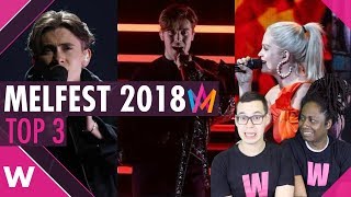 Melodifestivalen 2018 FINAL Our Top 3 in Sweden [upl. by Iyre383]