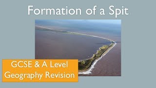 The Formation of a Spit Littoral Drift Longshore Drift GCSE A Level Coasts Geography Revision [upl. by Emera]