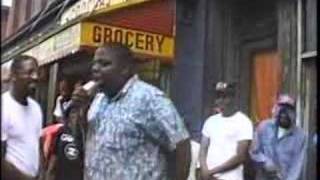 Notorious BIG freestyling in Bed Stuy at age 17 [upl. by Hercule]