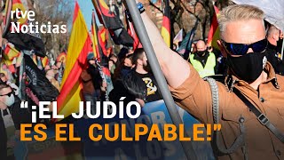 Se investiga DELITO de ODIO contra los judíos en un homenaje a la DIVISIÓN AZUL  RTVE Noticias [upl. by Bozuwa221]