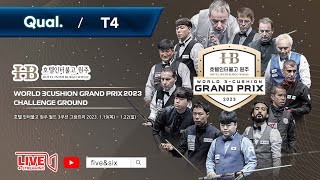 Table 4 Hotel Inter Burgo Wonju World 3Cushion Grand Prix Challenge Ground  Qualification [upl. by Fonzie]