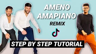 Ameno Amapiano Remix EASY TUTORIAL STEP BY STEP EXPLANATION You want to bamba Dance Tutorial [upl. by Annoyik768]