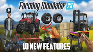 Farming Simulator 23  10 New Features FS 23 [upl. by Assenyl588]