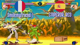 FT5 jojobanr1 Smilemyfriend FR vs EMPERORRED ES JoJo HFTF jojoban Fightcade May 15 [upl. by Ronni]