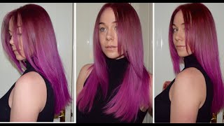 CHALLENGE DYE YOUR HAIR AT HOMEMIXING 2 SHADES  KATY HARMSTON [upl. by Alleber]