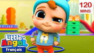 Chanson du terrain de jeu  Comptines avec Bébé Louis  Little Angel Français [upl. by Eedyak]