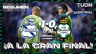 Resumen y goles  Puebla 1130 Santos  Torneo Guard1anes 2021 BBVA MX Semifinal Vuelta  TUDN [upl. by Broek607]