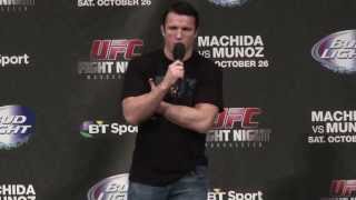 Fight Night Manchester QampA with Chael Sonnen [upl. by Darrin]