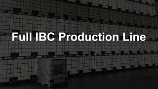 IBC machine Full HDPE IBC tank production line [upl. by Inanaup]