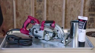 SKILSAW Worm Drive Circular Saw Tips  Replacing Oil [upl. by Aiksas]