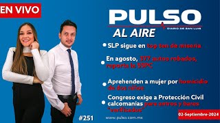 PulsoAlAire NoticiasSLP  Pide Torres Sánchez voto de confianza para titular de Salud [upl. by Oicnerual]