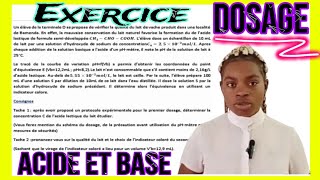 ACIDE et BASE 💖DOSAGE 💙 Compétence [upl. by Oxley]