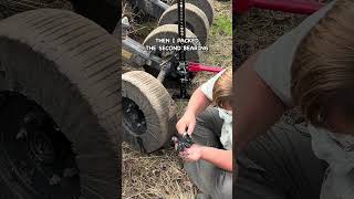 Replacing a Bearing on a Bushhog 2615 bushhog wheelbearing [upl. by Hayikaz]