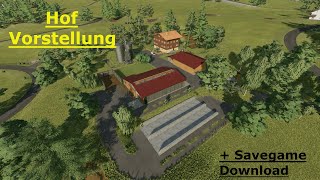 LS22 Hof Vorstellung auf der Erlengrat  Savegame Download LS22 FS22 [upl. by Viridis854]