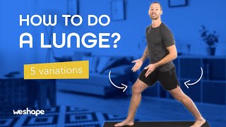 Lunges for Beginners  How to do a lunge [upl. by Ahrens823]