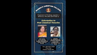 Online Lecture on Orientation to Post Classical Theories [upl. by Rebma]