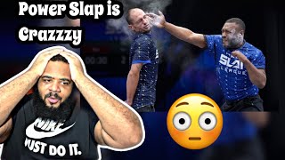 CHISELED ADONIS  Power Slap Is CRAZY  REACTION  TRY NOT TO LAUGH [upl. by Rew]