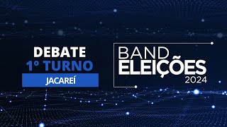 AO VIVO Eleições 2024 Debate na Band dos Candidatos à Prefeitura de Jacareí 1º Turno [upl. by Basso]