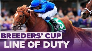 LINE OF DUTY wins Juvenile Turf  Breeders Cup 2018 [upl. by Stier]