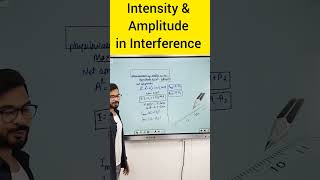 Intensity amp Amplitude in interference  Wave Optics Class 12  warmup match with physics Sachin sir [upl. by Nlyak]