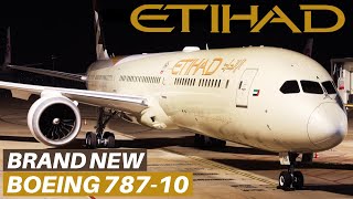 ETIHAD AIRWAYS Brand New BOEING 78710 Economy Bangkok  Abu Dhabi  Flight Review [upl. by Toscano]