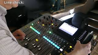 Mixing the quotbeckwithquot band on a Behringer X32 Compact  Video 36 [upl. by Arrad181]