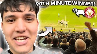 90TH MINUTE SCENES AND SIBLEY THE SUPER SUB  DERBY COUNTY 10 STEVENAGE vlog [upl. by Elocan]