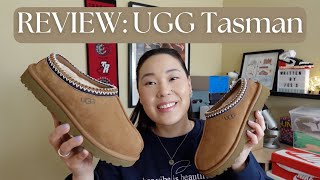 REVIEW UGG Tasman Slipper  Chestnut  WORTH THE HYPE [upl. by Clotilda462]