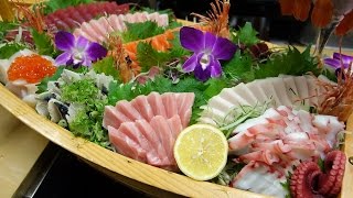 Special Sashimi Boat  How To Make Sushi Series [upl. by Sender482]