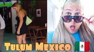 FIRST IMPRESSION OF TULUM MEXICO 🇲🇽  WalkThru wulyssestraveler8511tulummexico [upl. by Iinde]