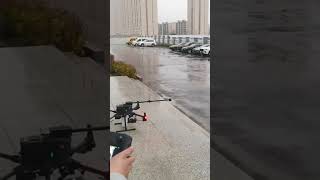 Uav fire demonstration applied to power line cleaning operations high efficiency low cost [upl. by Tirb]