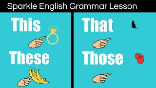 This That These amp Those Rules  How to Use and Pronounce Demonstratives  English Grammar Lesson [upl. by Acihsay]