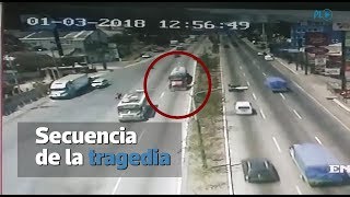 Accidente en San Cristóbal  Vea el trayecto del tráiler que causó la tragedia  Prensa Libre [upl. by Mercado]