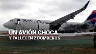 Accidente aéreo en aeropuerto de Lima Perú deja dos muertos [upl. by Elad]