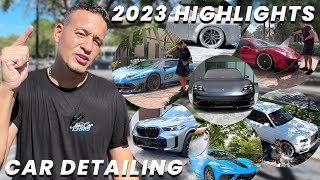 Cleaning SUPERCARS amp LUXURY Vehicles Auto Detailing HIGHLIGHTS [upl. by Aicnarf]