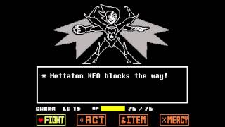 Undertale  Mettaton NEO Boss Fight Genocide Run [upl. by Reisinger142]