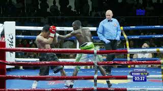 Nghitumbwa beats Chinas Wang in WBO Super Bantamweight title [upl. by Ahsiaa]