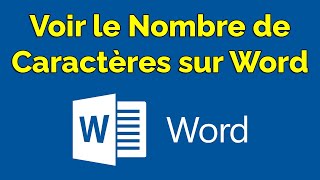 Comment voir le nombre de caractères sur Word [upl. by Udenihc]