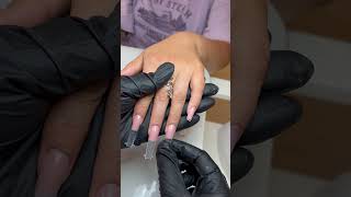 Dual sistem 🤭💖💖💖 acrilicnails nailart naildesing dualsistem nails [upl. by Anilet]