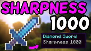 How To Get A Sharpness 1000 Sword In Minecraft 116 2021 [upl. by Livia]