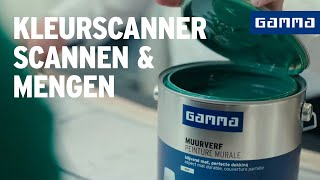 KLEURSCANNER Laat het SCANNEN en MENGEN  GAMMA [upl. by Aneres]