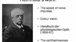 Helmholtz and Donders Psychology HPsy 45 [upl. by Gaston]