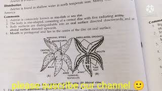 asterias starfish classification habitat and comments zoology practical bsccomments on asterias [upl. by Nahs]