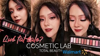 PROBANDO COSMETIC LAB  MAQUILLAJE DE SUPER MERCADO  RESEÑA COSMETIC LAB TOTAL BEAUTY  WALMART [upl. by Broder913]